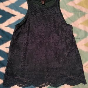 Dark green rue 21 tank top